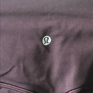 Lulu Lemon Maroon align leggings size 2